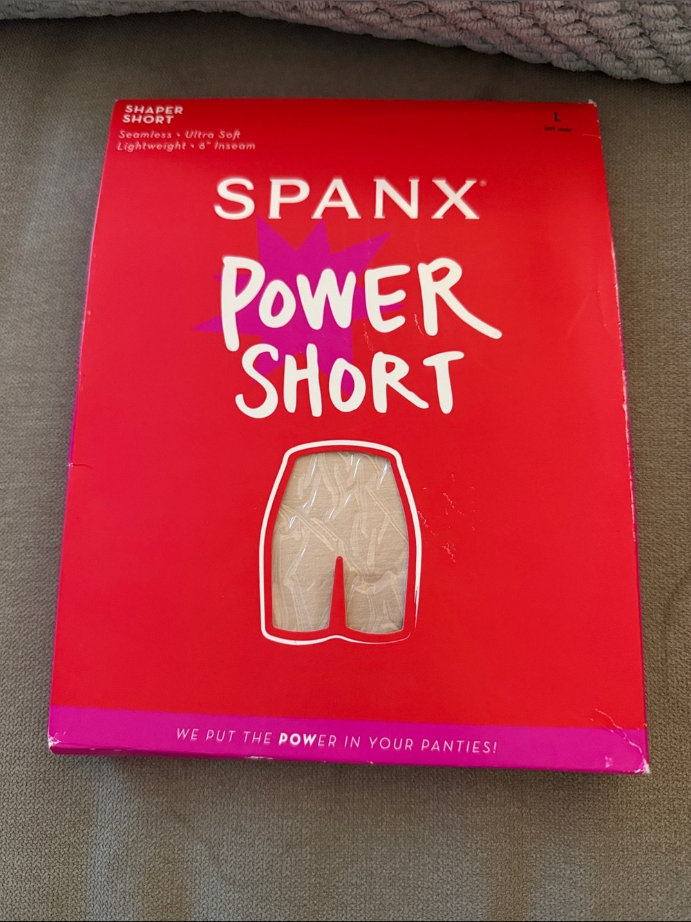 SPANX Power Short Shaper Short in Beige